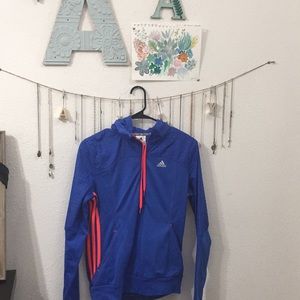 Blue Adidas Half Zip